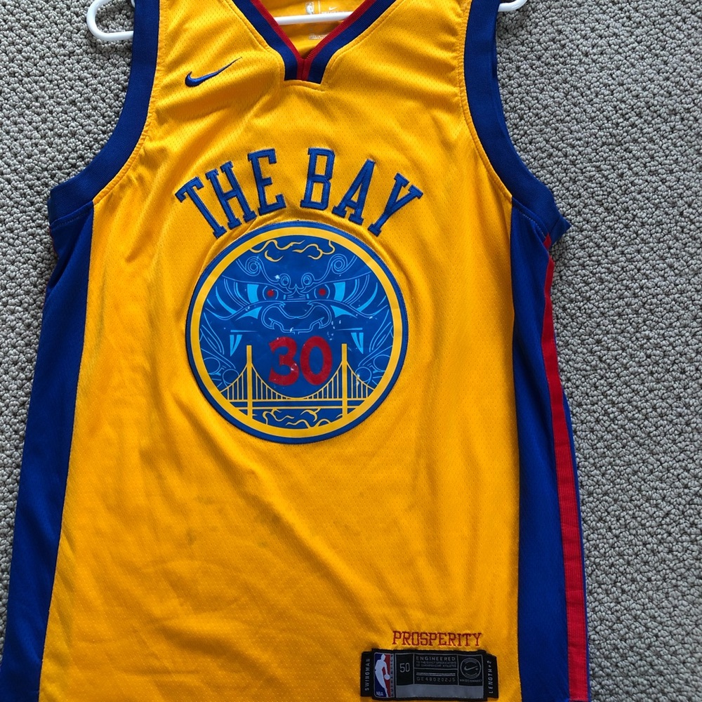 Steph curry warriors jersey